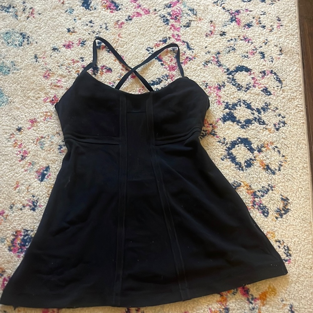 vintage lululemon tank top with cut out